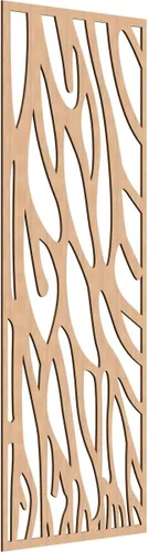 Miniatura 99 de 9 3/8"W x 24 3/8"H x 1/4"T Bristol Decorativos Paneles de Pared de Madera Calado, Cereza