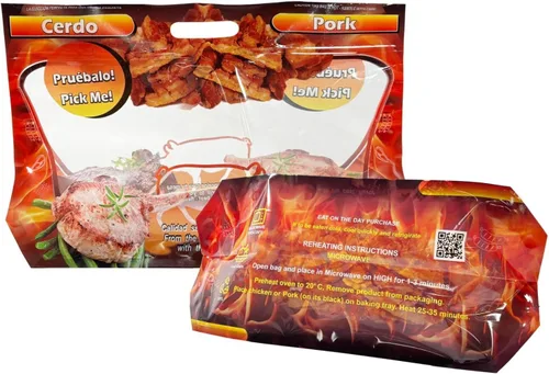 Miniatura 2 de Bolsas para Pernil Paleta de Cerdo Asado o Rostizado, 100 Unidades, Asas Reforzadas, Cierre Ziplock, Libre de BPA, DELI, RESTAURANTE, SUPERMERCADOS