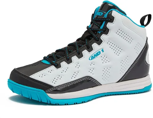 AND1 Showout - Zapatos de baloncesto para niñas y niños, tenis de caña alta para niños, talla juvenil 1 a 7, zapatos de baloncesto para niños