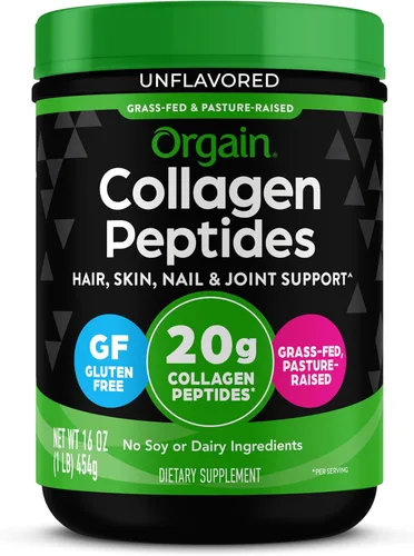 Miniatura 9 de Orgain - Polvo de péptidos de colágeno hidrolizado para mujeres y hombres, chocolate, 20g de colágeno alimentado con pasto - Suplemento de apoyo