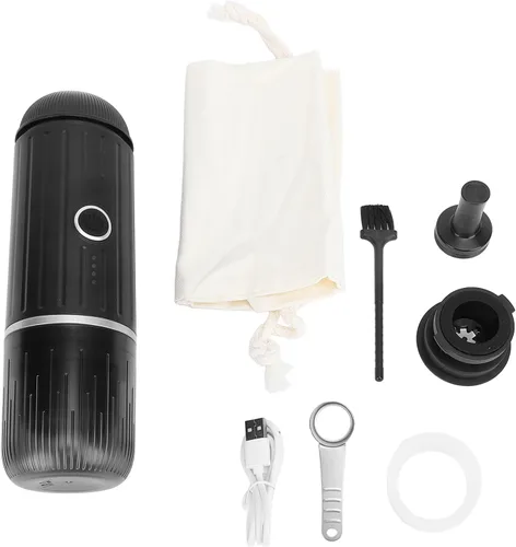 Miniatura 7 de Máquina de café portátil, 8.5 fl oz de calefacción eléctrica de viaje, cafetera de viaje para cocina, electrodomésticos de viaje con bolsa