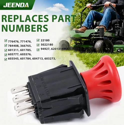 Miniatura 3 de JEENDA Interruptor de toma de fuerza de embrague de hoja 771476 776476 compatible con Hustler Super Z 52 pulgadas, 60 pulgadas, 72 pulgadas