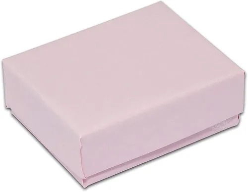 Miniatura 61 de TheDisplayGuys - Paquete de 25 cajas de cartón rellenas de algodón #33 para joyas, color rojo mate (3.5 x 3.5 x 1.0 pulgadas), para envío
