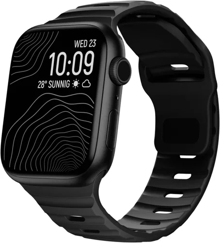 Miniatura 10 de Correa de silicona impermeable compatible con Apple Watch Ultra de 49mm 46mm 45mm 44mm 42mm 41mm 40mm 38mm, bandas deportivas para hombres y mujeres