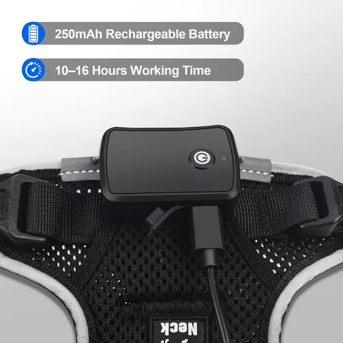 Miniatura 5 de Light Up Dog Harness, No-Pull Led Dog Harness Rechargeable, Glow in the Dark, LED Dog Vest Reflective, Adjustable & Comfort Padded Lighted Dog