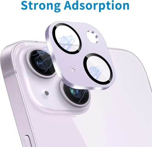 Miniatura 24 de Protector de lente de cámara diseñado para iPhone 12 Pro Max, con diamantes de imitación 3D con diamantes de imitación 9H, vidrio templado, Rosado