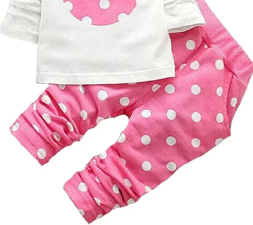 Miniatura 3 de Cute Toddler Baby Girls Clothes Set Long Sleeve T-Shirt and Pants Kids 2pcs Outfits
