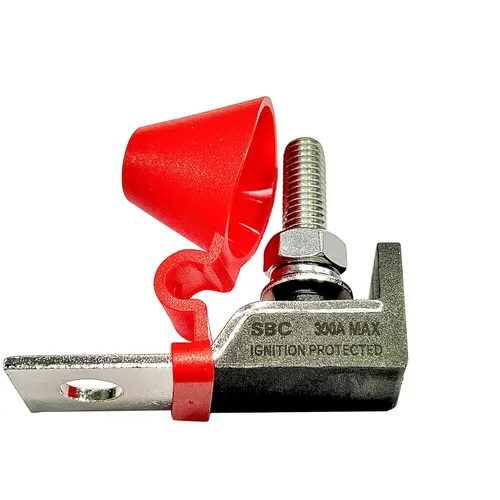 Miniatura 19 de Bloque de fusibles de terminal doble South Bend Components con clasificación marina (MRBF), 300A máx., 58V CC máx., IP 66, protegido contra