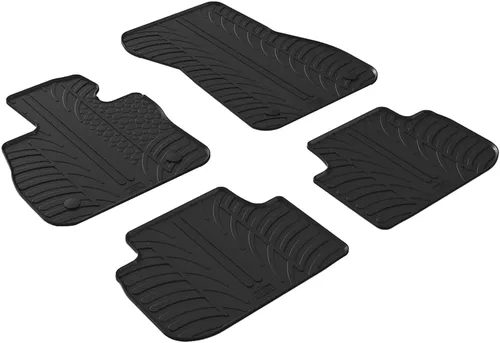 Gledring Alfombrillas de goma de ajuste personalizado de Estados Unidos para todo tipo de clima, diseñadas para BMW Serie 2 Gran Coupe Sedan (F44)