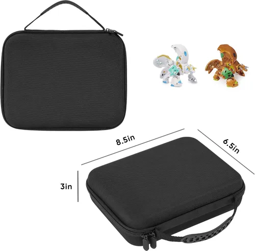 Miniatura 5 de Toy Storage Box Compatible with Bakugan Battle Planet,BakuCores,Armored Alliance,Geogan Rising,Sponge is Pre-Slotted in Two Sizes,Compatible with