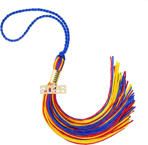 Miniatura 314 de Borla de graduación Aqua 2022, todos los colores escolares disponibles, fabricada en Estados Unidos