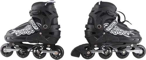 Miniatura 5 de Adjustable Inline Skates Indoor Outdoor Fitness Skates Kids Boys Girls Ladies Blue Black S M L