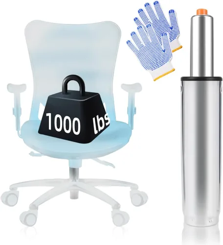 Miniatura 7 de PROFECTUS Repuesto de cilindro de gas para silla de oficina, pistón resistente clase 4, altura ajustable de 5.5 pulgadas, ajuste universal