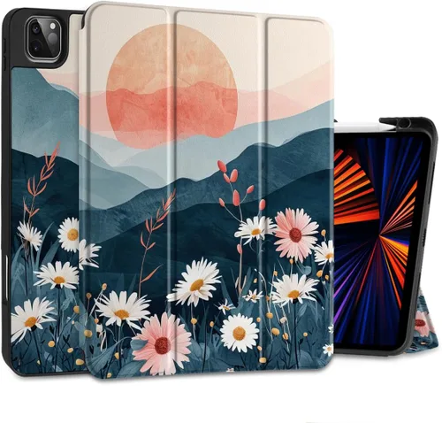 Miniatura 9 de DONGKE Funda protectora delgada para iPad Pro 2022/2021/2020/2018 de 11 pulgadas de generación 4/3/2/1 - Funda protectora delgada - Soporte