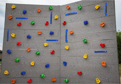 Miniatura 7 de Rainbow Craft Soportes de escalada en roca de mono para niños, 20 soportes de pared de roca, 2 asas y 1 cuerda de escalada anudada de 8 pies, kit