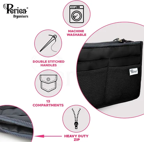Miniatura 4 de Chelsy Premium - Bolsa rígida o organizador (mediano, morado)