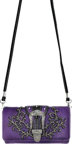 Miniatura 3 de Zelris Western Country - Cartera cruzada con hebilla floral