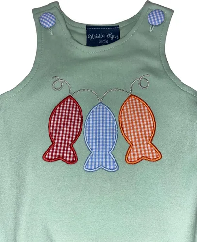 Miniatura 3 de Baby Boy Applique Bubble - Comodidad de lujo, 100% algodón, calidad boutique