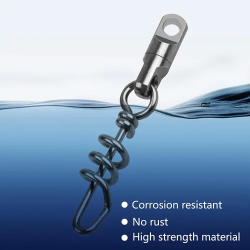 Miniatura 3 de AGOOL Corkscerw - Sacacorchos giratorios de acero inoxidable de alta resistencia de 750 libras, sacacorchos giratorios de liberación rápida