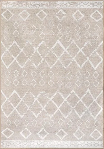 Miniatura 4 de Antep Rugs - Alfombras antideslizantes de 5 x 7 pies (antideslizante) con parte trasera de goma, de estilo antiguo, bohemio, marroquí y con pelo Azul