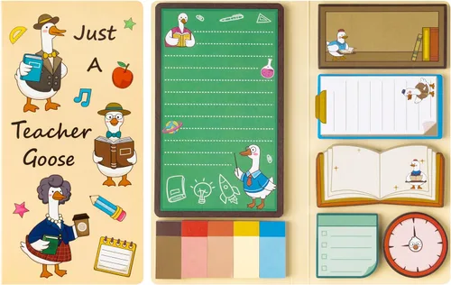 Miniatura 18 de B1ykin Lindo Conjunto de Notas Adhesivas - Bloc de Notas Autoadhesivas con Forma de Videojuego de Subir de Nivel, 550 Hojas de Páginas de Memo