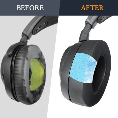 Miniatura 6 de SOULWIT Almohadillas de refrigeración para Arctis Nova Pro con cable (no compatible con auriculares Nova Pro Wireless) y Arctis Nova Negro