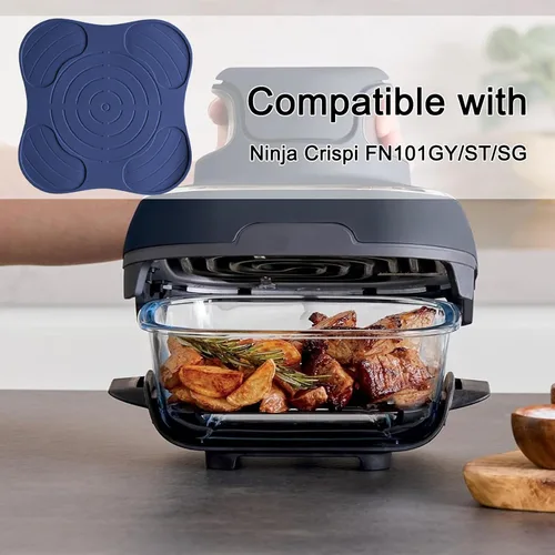 Miniatura 7 de Salvamanteles para freidora de aire de silicona para Ninja Crispi, almohadillas calientes para accesorios de freidora de aire Ninja Crispi