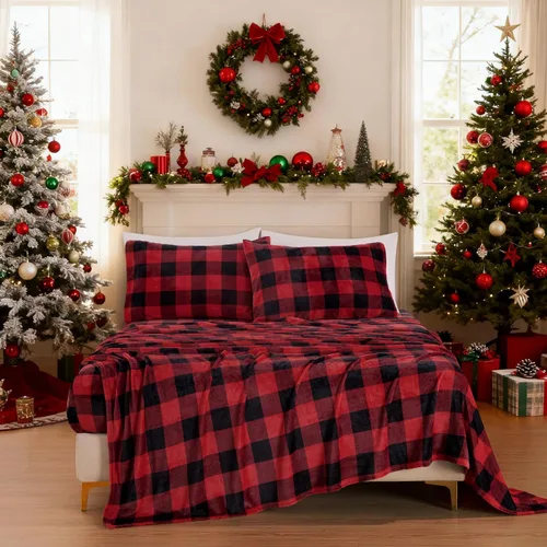 Miniatura 18 de Chezmoi Collection - Juego de sábanas de forro polar extra suave California King, sábana de cama de microforro de terciopelo sin pelusa, bolsillo