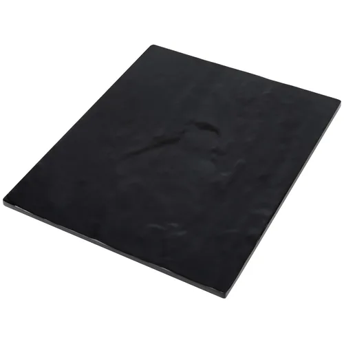 Miniatura 2 de American Metalcraft FSLT10 - Plato de melamina, rectangular, pizarra sintética, negro, XS