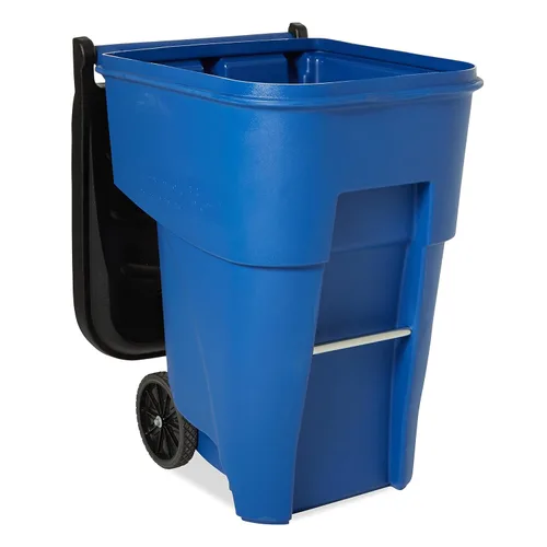 Miniatura 6 de Rubbermaid Commercial Products BRUTE Contenedor de Basura/Desperdicios Rodante con Ruedas, 95 Gal, Azul, para Restaurantes/Hospitales/Oficinas/Área