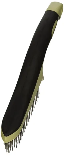Miniatura 2 de Hyde - Cepillo de alambre de acero inoxidable 181348 Hyde 46842 con perfil estrecho, 11 pulgadas, MAXXGRIP PRO