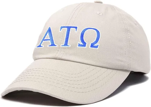 Miniatura 4 de DALIX Alpha Tau Omega - Gorra con letras griegas bordadas