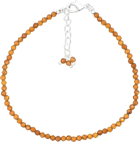 Miniatura 13 de TGH Pulsera de cuentas naturales con piedras preciosas microfacetadas, joyería para ella, cristales curativos energéticos de piedra natal, cadena