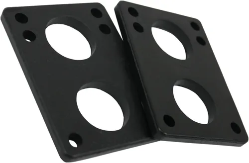 Miniatura 6 de Longboard - Juego combinado de camiones de patineta de 2.756 in, ruedas en blanco con camiones plateados, rodamientos y paquete de herramientas
