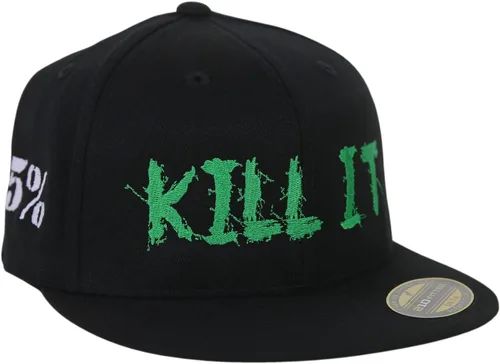 Miniatura 2 de 5% Nutrition Gorra de camionero Flexfit Snapback negra y roja para hombres y mujeres