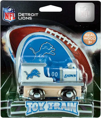 Miniatura 26 de MasterPieces NFL San Francisco 49ers - Tren de juguete de madera real, para mayores de 3 años, color negro