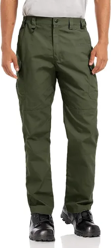 Miniatura 2 de MAGCOMSEN Pantalones tácticos para hombre con 9 bolsillos Ripstop repelente al agua pantalones cargo para el trabajo senderismo caza