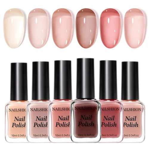 Miniatura 21 de Capa Base Superior, Capa Base Rellenadora de Crestas Melocotón Nude Esmalte de Uñas Transparente, Enriquecido con VE Calcio Fortalecedor, Secado