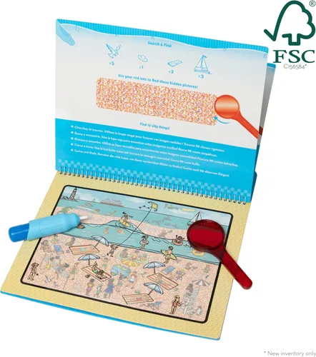 Miniatura 7 de Melissa & Doug On the Go Water Wow! Almohadilla de actividades reutilizable de lujo para revelar agua – Around Town