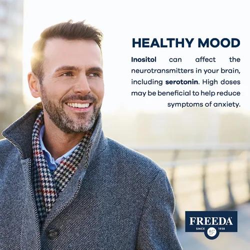 Miniatura 5 de FREEDA Polvo puro de mio-inositol – Vitamina B8 para hormonas, estado de ánimo y salud celular – Apoya la fertilidad, la concentración, la energía