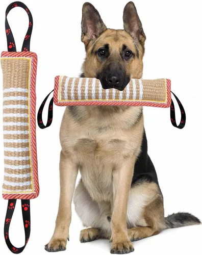Miniatura 12 de Clysoru Juguete de yute resistente para perros