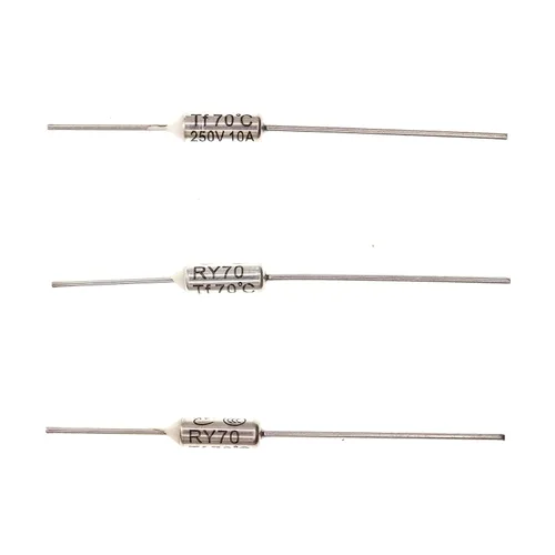 Miniatura 48 de Fusible térmico de temperatura metálica RY65 149.0 °F 149 ℉ 10A 250V 10 piezas
