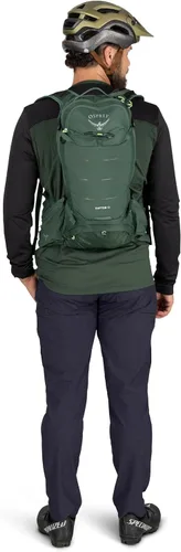 Miniatura 12 de Osprey Raptor 10L Mochila de ciclismo de montaña para hombre con depósito hidráulico, gris frontón Pediment Gris