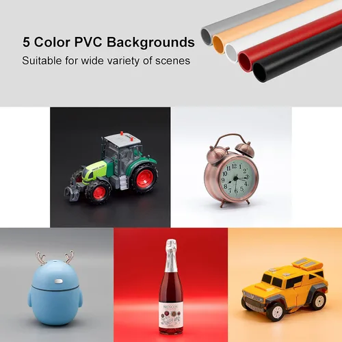 Miniatura 2 de Finnhomy Kit de iluminación profesional portátil para estudio fotográfico, luz fotográfica, tienda de campaña fotográfica, caja de iluminación, cubo