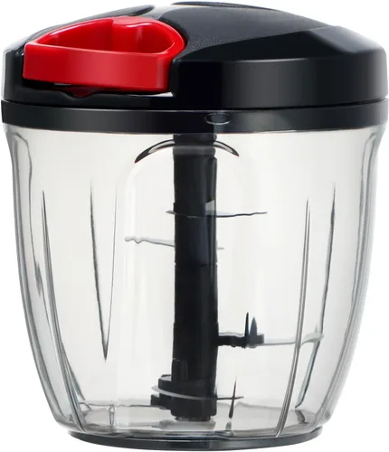 Miniatura 15 de Ourokhome Procesador manual de alimentos, picador de verduras, picador de ajo portátil con cuerda de mano, cortador de cebolla para verduras, Azul