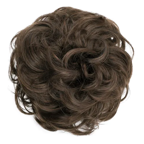 Miniatura 16 de CAISHA by Prettyshop Hairpiece Scrunchy Updo Bridal Peinado Voluminoso Ondulado Moño Desordenado Mezcla Rubio G13AL