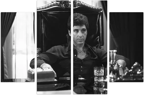 Miniatura 7 de Lienzo enmarcado de película The World Is Yours, varios tamaños (3 piezas, mediano)