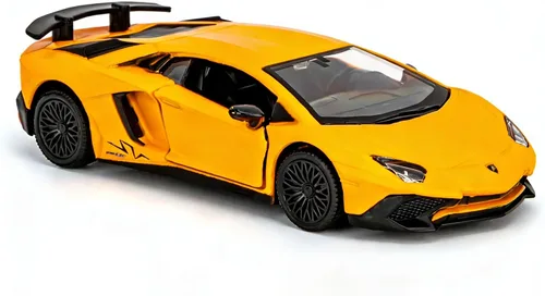 Miniatura 7 de TGRCM-CZ Modelo de coche a escala 1/36 Lamborghini Aventador LP770-4 de fundición, coche de juguete de aleación de zinc para niños, coche de juguete