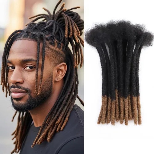 Miniatura 30 de 0.2 in y 0.2 in de ancho, 4-14 pulgadas de 10, 30, 60, 100 hebras de extensiones de cabello humano 100% real para hombres/mujeres/niños, paquetes