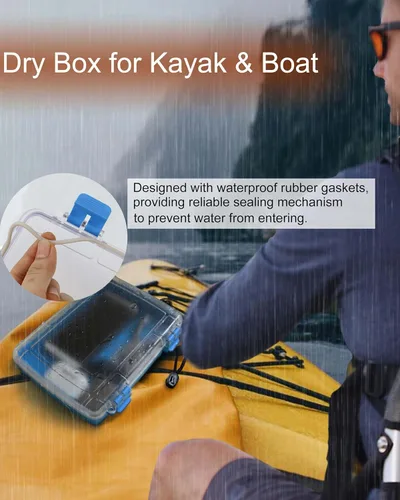 Miniatura 4 de Caja seca impermeable Caja de almacenamiento hermética Caja de secado impermeable para kayak y barco Contenedores impermeables Caja